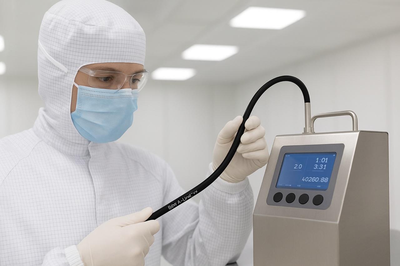 Bev-A-Line XX for particle counting